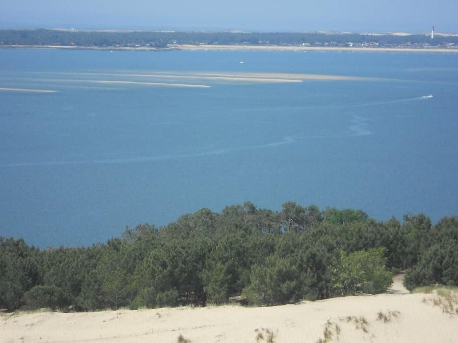 Vue du Bassin d'Arcachon depuis la dune du Pyla