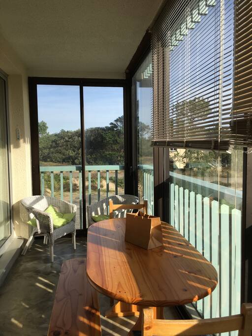 Loggia ensoleillée (photo du 26/12/18)