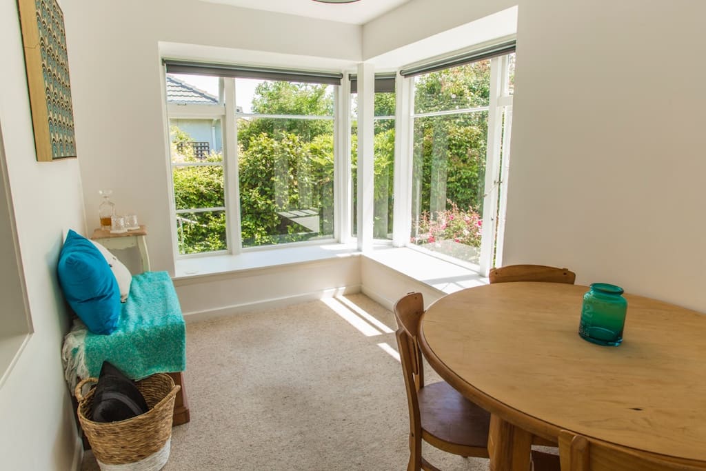 Lovely sunroom to sit in and enjoy a coffee