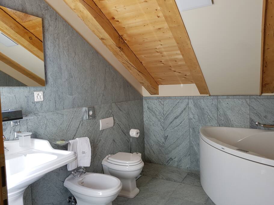 Marble bathrooms with all the amenities you may require