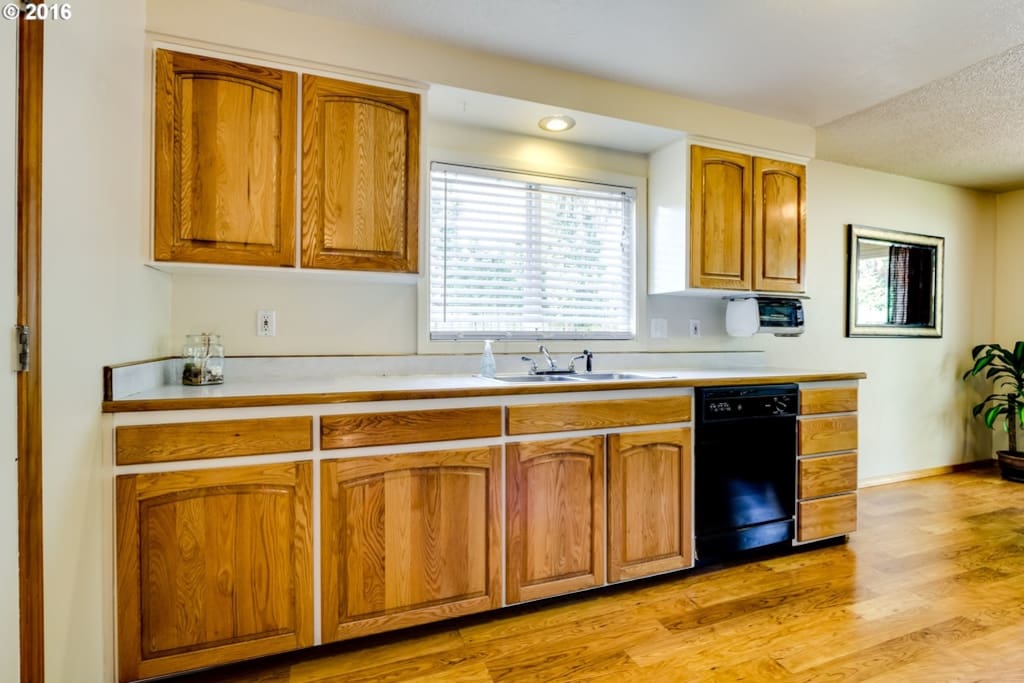 Kitchen view from hallway