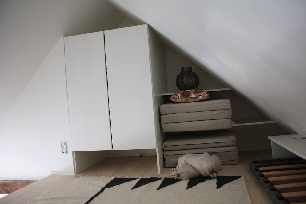 Loft with wardrobe and madrases