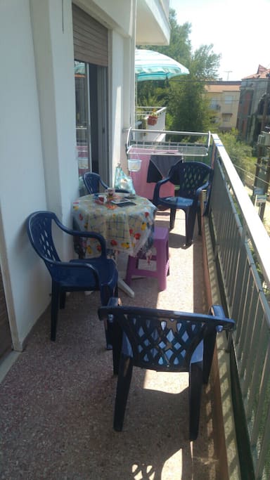 We have two balconies
