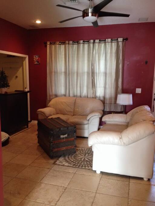 Downstairs shared TV room