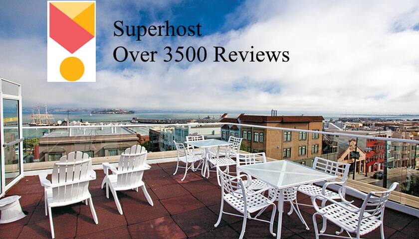 Fisherman’s Wharf 2BR Hotel with Rooftop Sun Deck