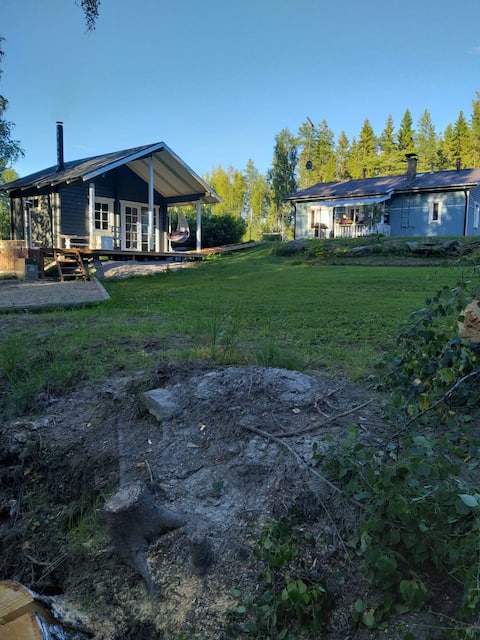 A detached house with a peaceful natural setting