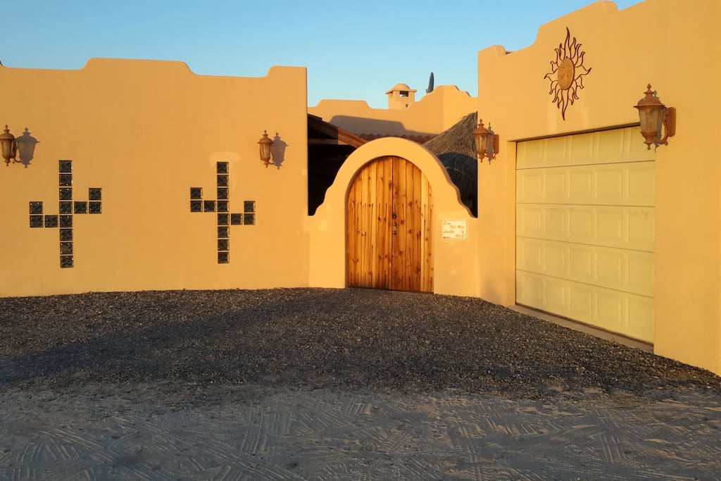 Entrance to the house
