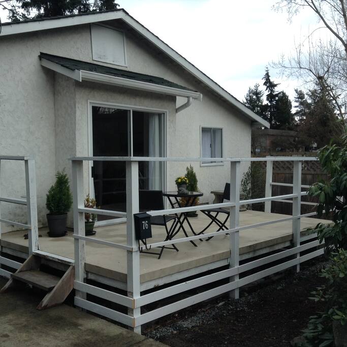 Deck with southern exposure