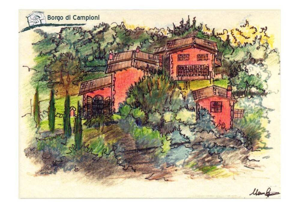 Post card from Villa Campioni
