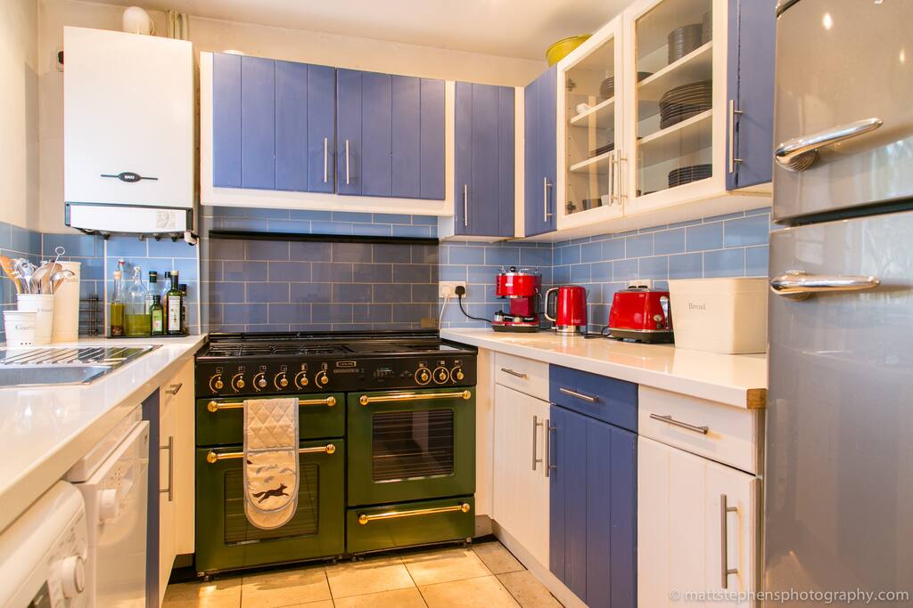 The kitchen is equipped with everything you'll need