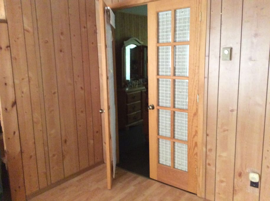 Door from living room to Master Bedroom