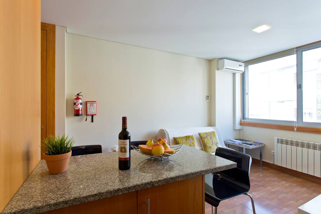 It has a balcony for great night talks while you drink a glass of wine.