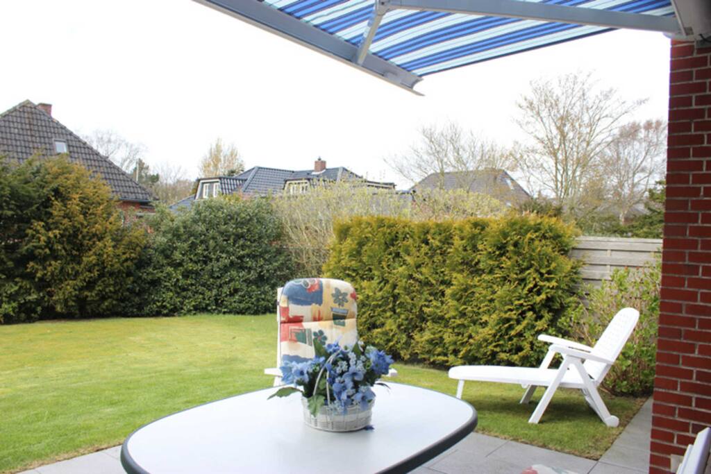 Der Ausblick von der Terasse!