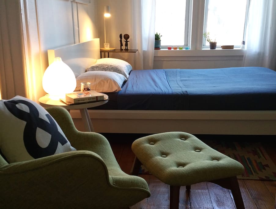 the bedroom