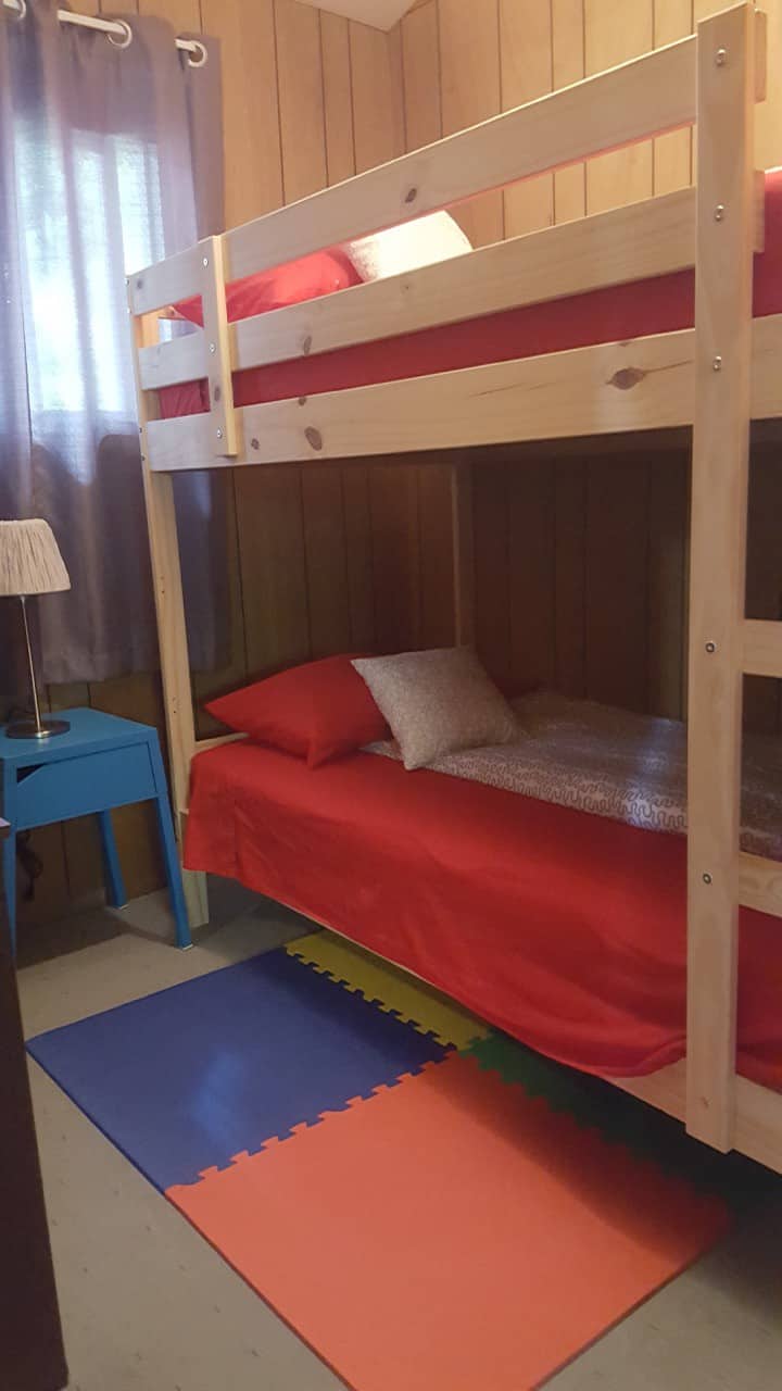 small bunk bed room