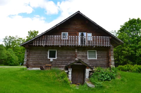 Log House with Views of Spruce Mtn