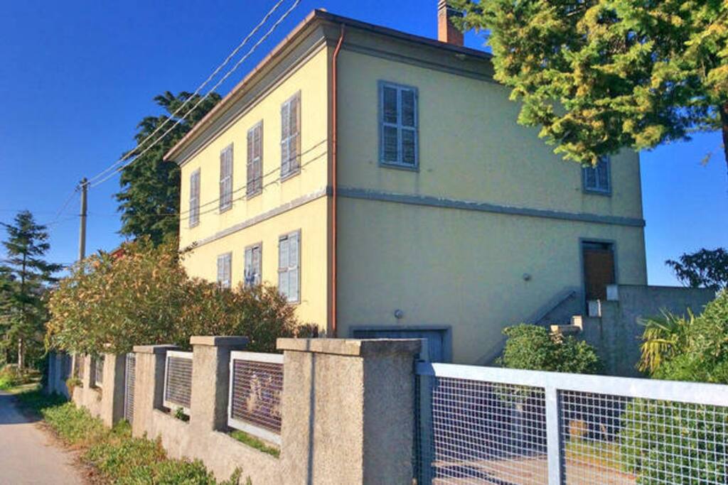The house from the main gate