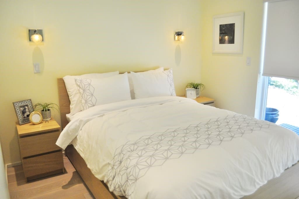 Hotel quality mattresses mean you will sleep comfortably during your stay