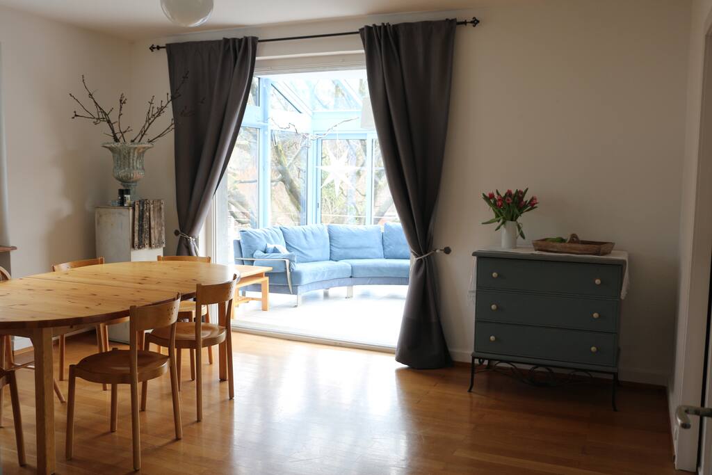 spacious and light filled living room
