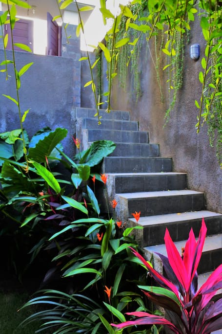 Main stairs to the Villa.