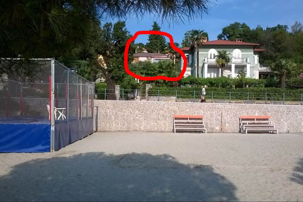 The location of the apartment