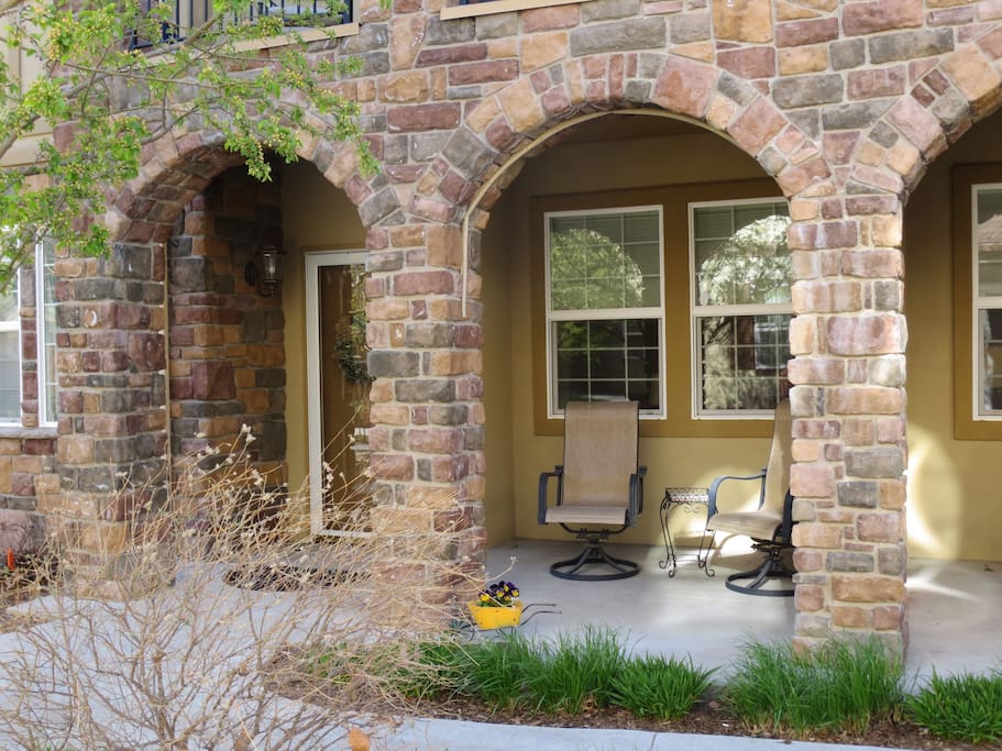 Front Porch Sitting Area