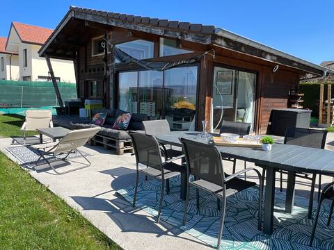 Cosy chalet, view on Geneva lake, jacuzzi