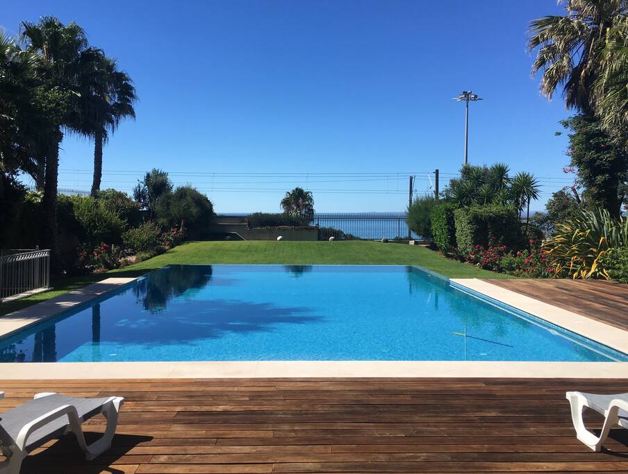 View from the lounger