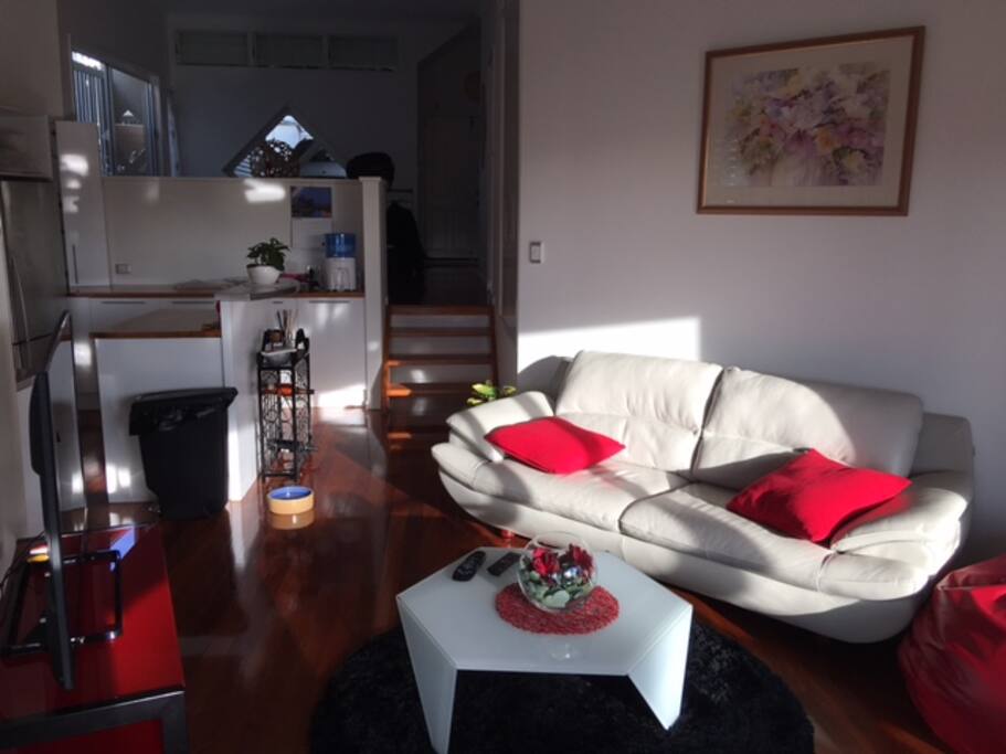 Upstairs lounge area