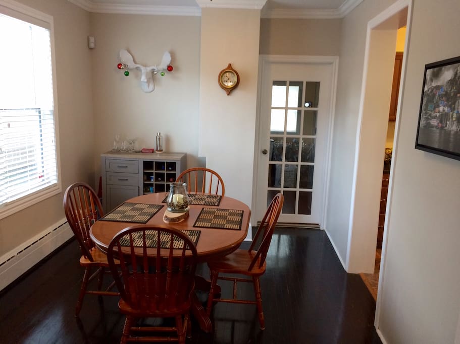 Dining Room - mudroom/ laundry room through that door