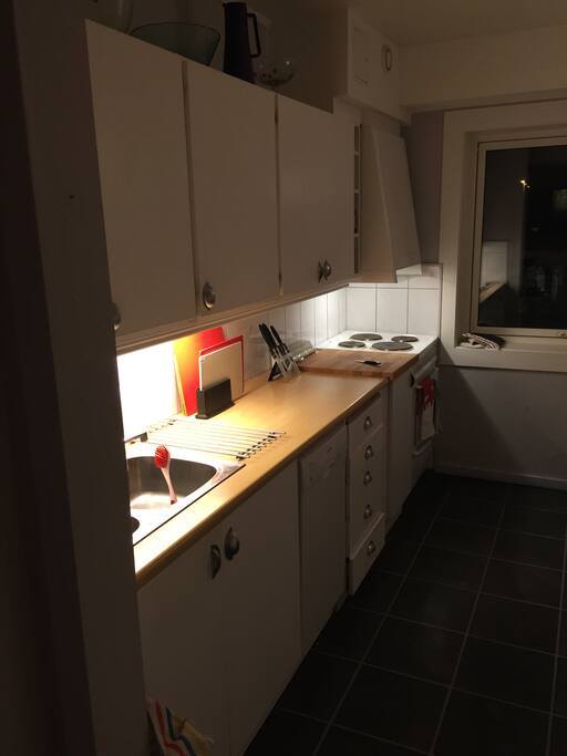 This is where you can cook a lovely dinner or just a simple breakfast