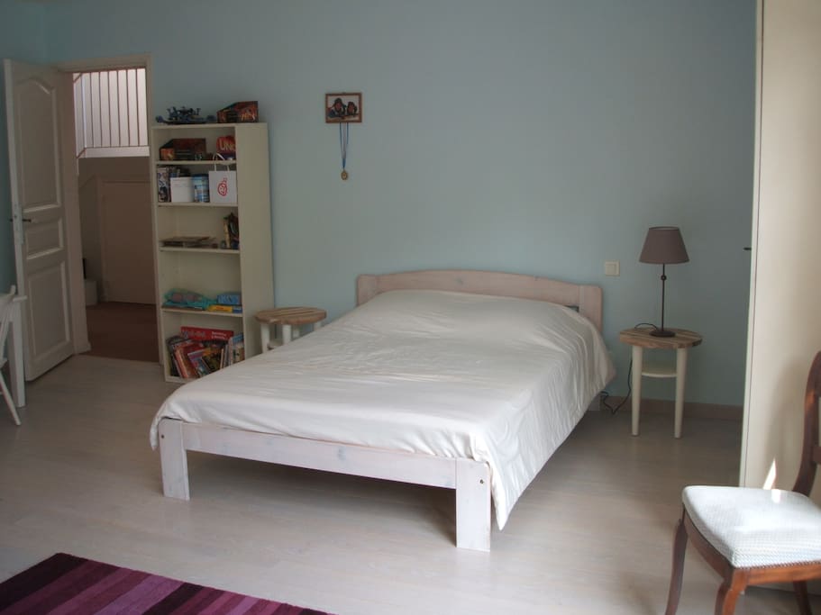 murs peinture bio, parquet neuf