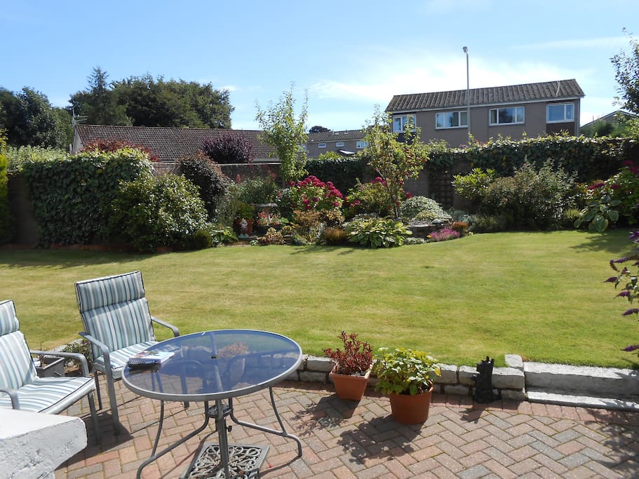 View of the back garden