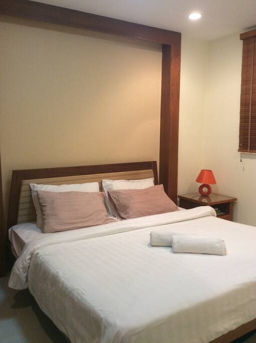 Comfortable beds plus silent airco