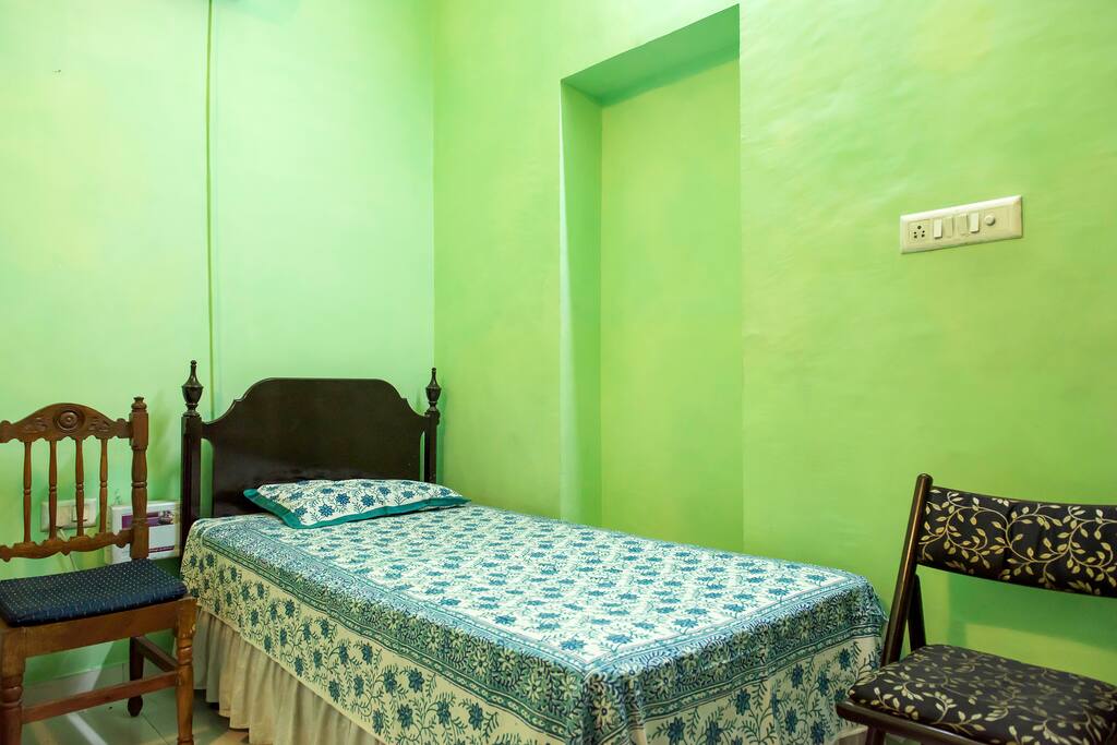 One single bed out of a set of two.