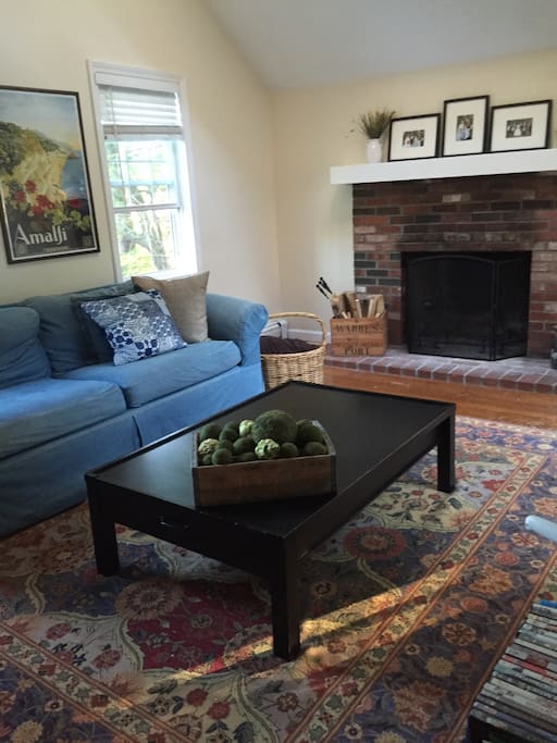 Family room with lots of natural light.