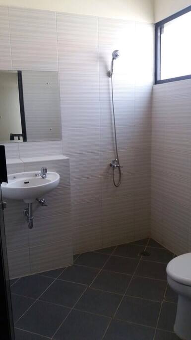 A clen upper toilet