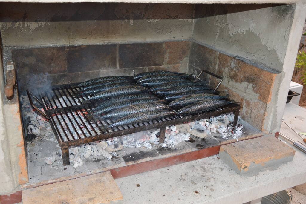 From the grill