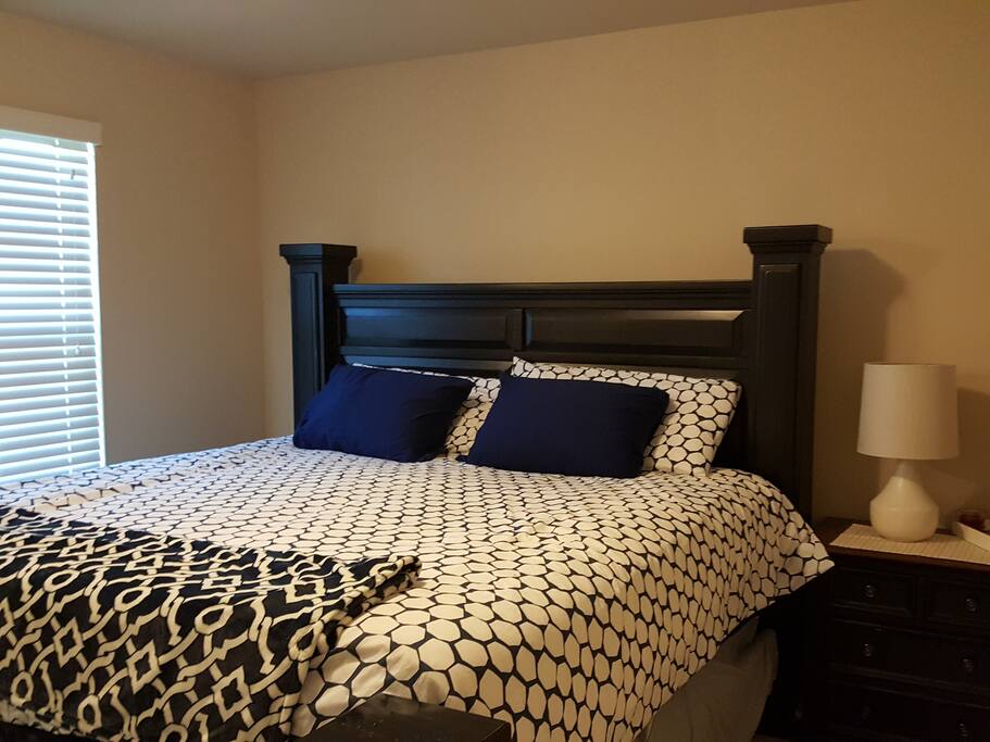 Bedroom 1 - King bed with comfortable mattress