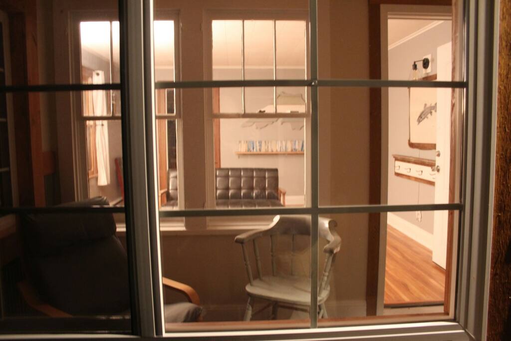 Porch, living room