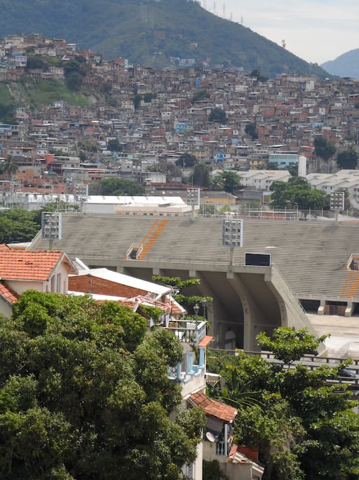 Sambodromo, pela janela do quarto