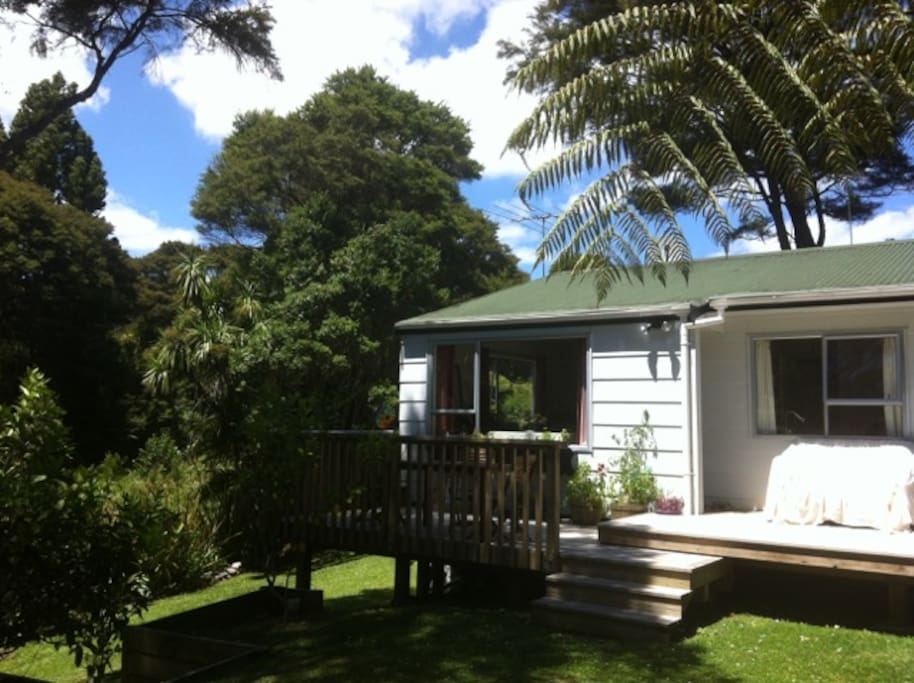 House from the back garden