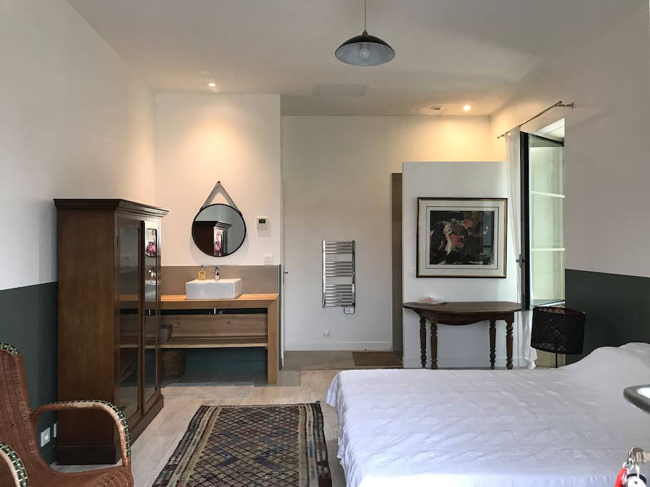 Intérieur chambre privée