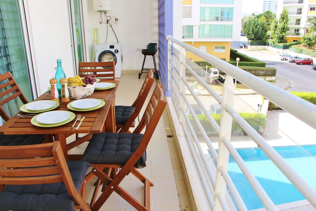Balcony w/ Swimming Pool View