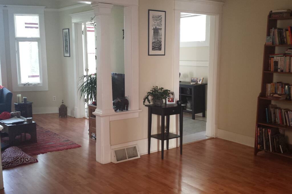 Living room and hall