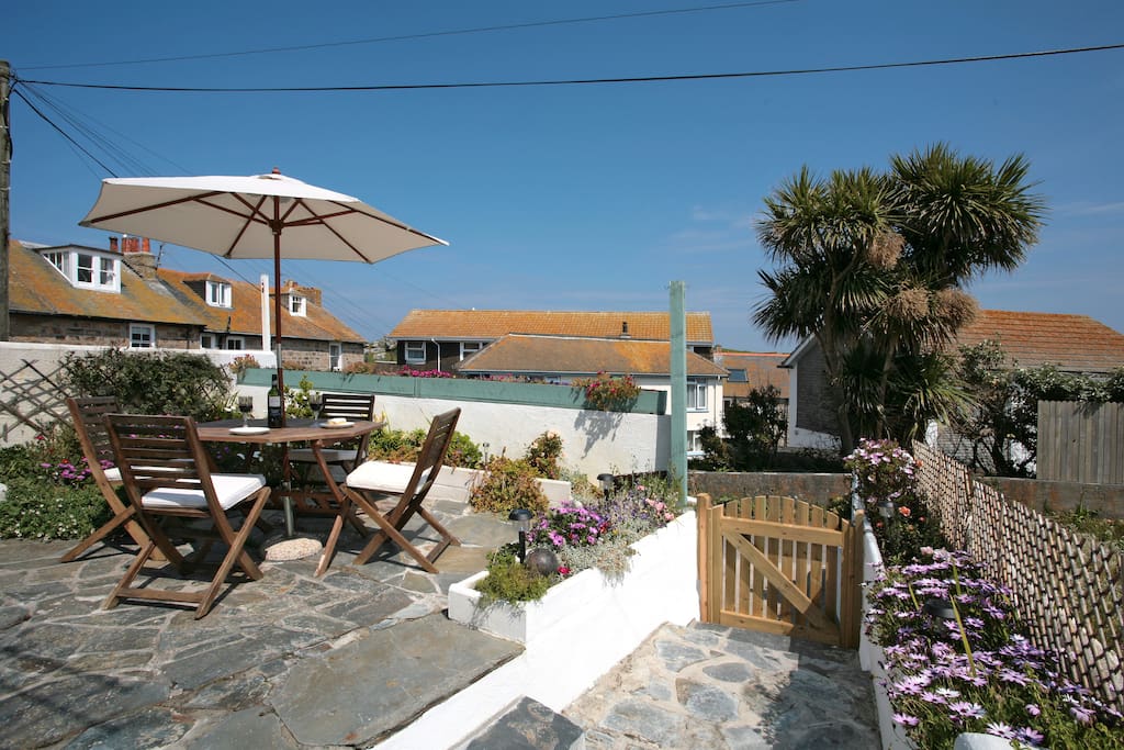 Outside courtyard. Lovely area for a sundowner