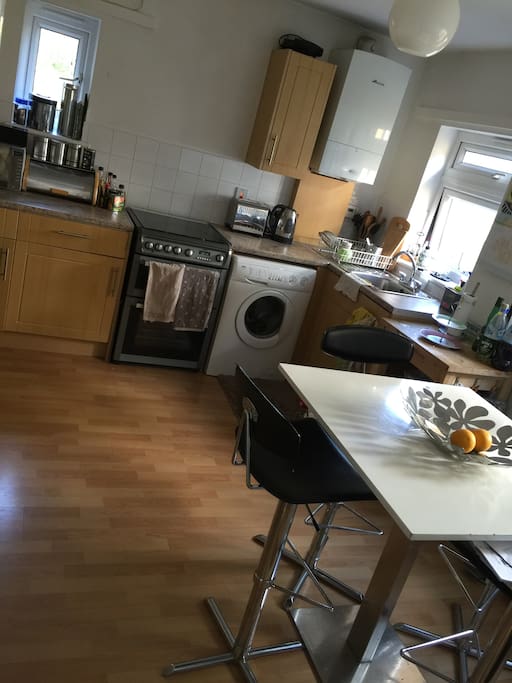 Open plan kitchen