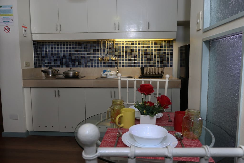 The Living Room and Kitchenette