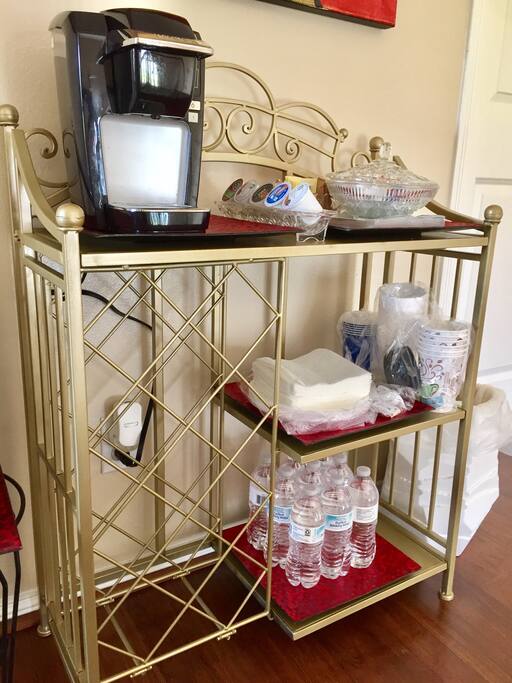 Coffee bar -help yourself!