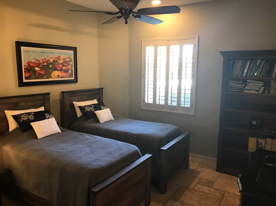 Two single beds